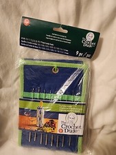 The Crochet Dude 9-pc Aluminium Hooks Set With Carrying Case  Free Pattern NEW
