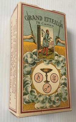 Tarot Egyptien Grand Etteilla XIXth cent. Dusserre France French
