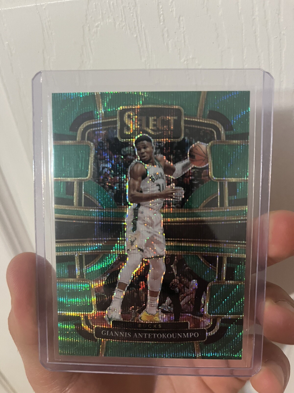 Giannis Antetokounmpo 2023-24 Panini Select Green Wave Concourse /50