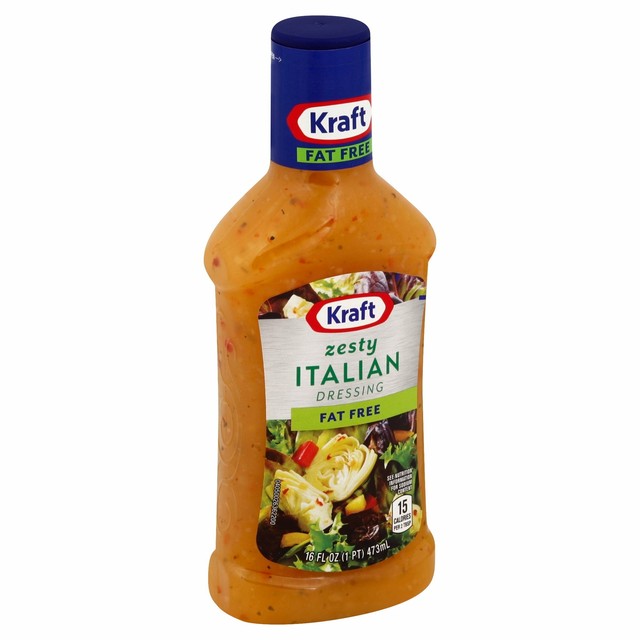 Kraft Zesty Italian Fat Free Dressing, 16 fl oz Bottle ( 3 bottles ) eBay