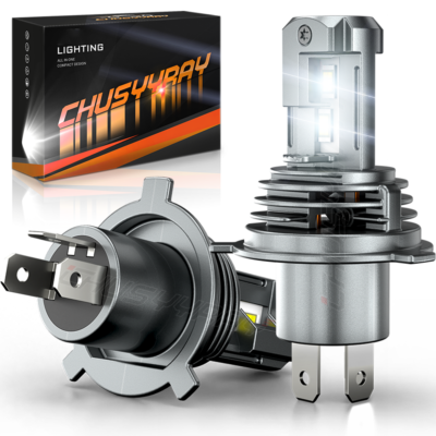 2PC 6000K HD Whte H6M LED Headlght For Yamaha YFZ450R Rhno 700