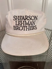 1984 Vintage Shearson Lehman Brothers Hat Employee Cap Banking USA NYC WALL ST