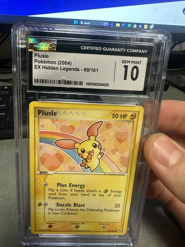 [CGC 10] Plusle 69 EX Hidden Legends Pokemon TCG