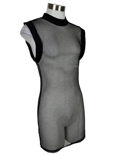 Top Lip Service Rara Fishnet Classica Goth Punk Witch Classica Nera - Foto 2 di 8