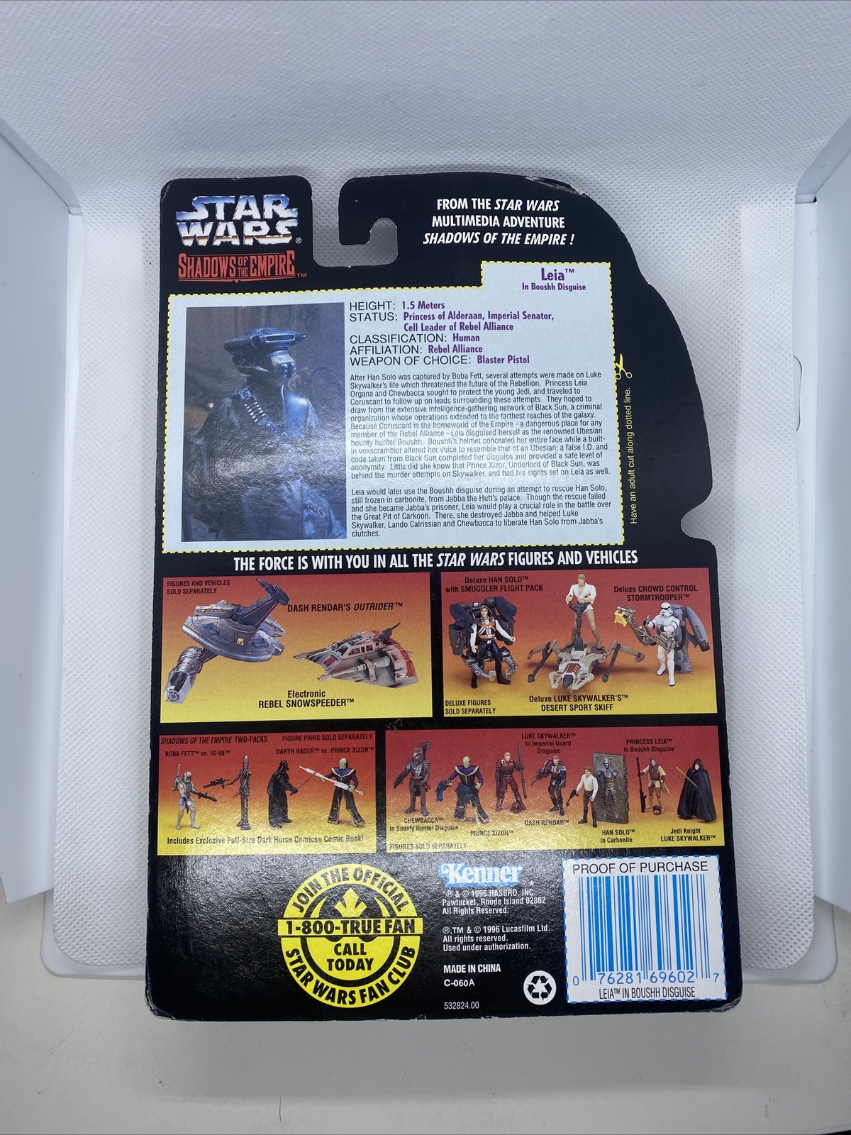 Figurine Star Wars Leia Organa (Boushh) - Shadows Of The Empire - Kenner/Hasbro 1996