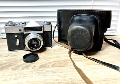 Appareil Photo Argentique Zenit E Noir Avec Objectif Industar 50mm F/3.5 - Excellent état Vintage