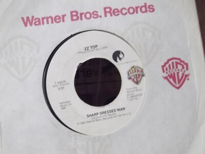 B7* Z.Z.TOP SHARP DRESSED MAN / I GOT THE SIX ON WARNER BROTHERS RECORDS