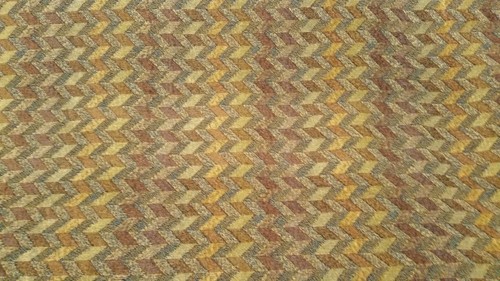 Tessuto tappezzeria Thomas marrone/grigio chevron 50" 11yds BTY - Foto 5 di 10
