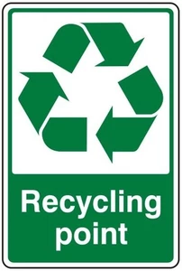 Recycling Bin Self Adhesive Vinyl Sticker