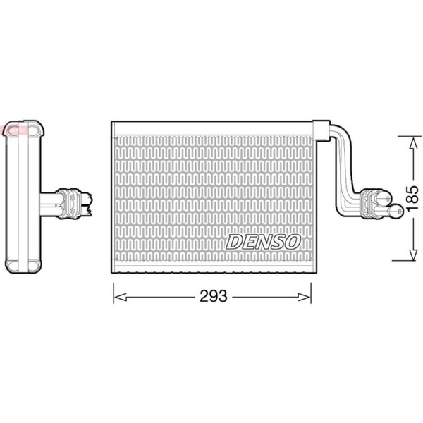 Denso Verdampfer Klimaanlage Klimaverdapfer Passend FüR BMW 1 3 X1 X3 | DEV05002-image