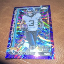 Jakobi Meyers Jacksonville Jaguars Purple Parallel Serial #64/75 Football Card