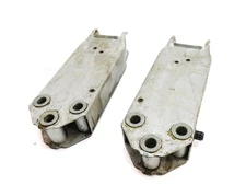 11-16 BMW 528i 535i 550i M5 FRONT BUMPER REINFORCEMENT IMPACT BAR BRACKET SET/2