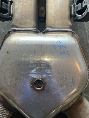 06-08 BMW E85 E86 Z4M Z4 M S54 Section 2 Exhaust OEM Used