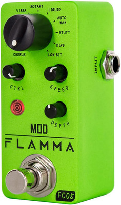 FC05 Mini Modulation Pedal with Chorus Flanger Tremolo Phaser Vibrato Rotary Liq