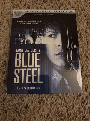 Blue Steel 1990 (Blu ray, Vestron Video, Slipcover, Preowned