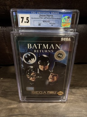 Batman Returns Sega CD Sealed CGC 7.5 Not Wata 1993