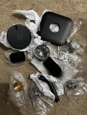 Moen Genta Matte Black Complete Shower System UT2472EPBL Round Rain Shower Head