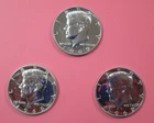 Lot of Three 1969 40% Silver Proof Kennedy Half Dollar / SKT40