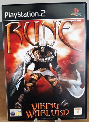 Sony PlayStation 2 Spiel Rune Viking Warlord mit Handbuch und Einsatz Ps2 Spiel PAL