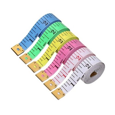 5pcs Body Measuring Ruler Sewing Cloth Tailor Tape Measure Soft Flat 60'' /150cm