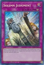 Solemn Judgment - RA02-EN075 - Secret Rare 1st Edition NM
