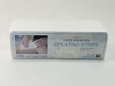 Large Non-Woven Epilating Strips 3" x 9" 250 Count Hair Removal Wax Strips New