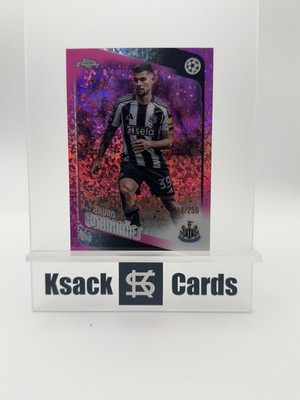 2025-26 Topps Chrome UCC Bruno Guimaraes Pink Mini Diamond 048/250 #117