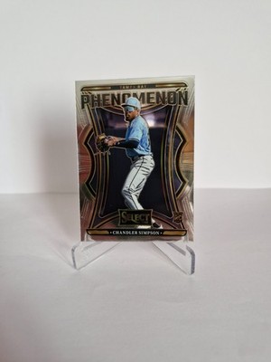 2025 PANINI SELECT MLB - CHANDLER SIMPSON TAMPA BAY RAYS PHÄNOMEN RC