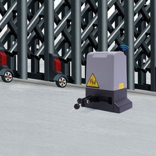 1600KG Electric Automatic Sliding Gate Opener Motor Kit Door Opener +Remote