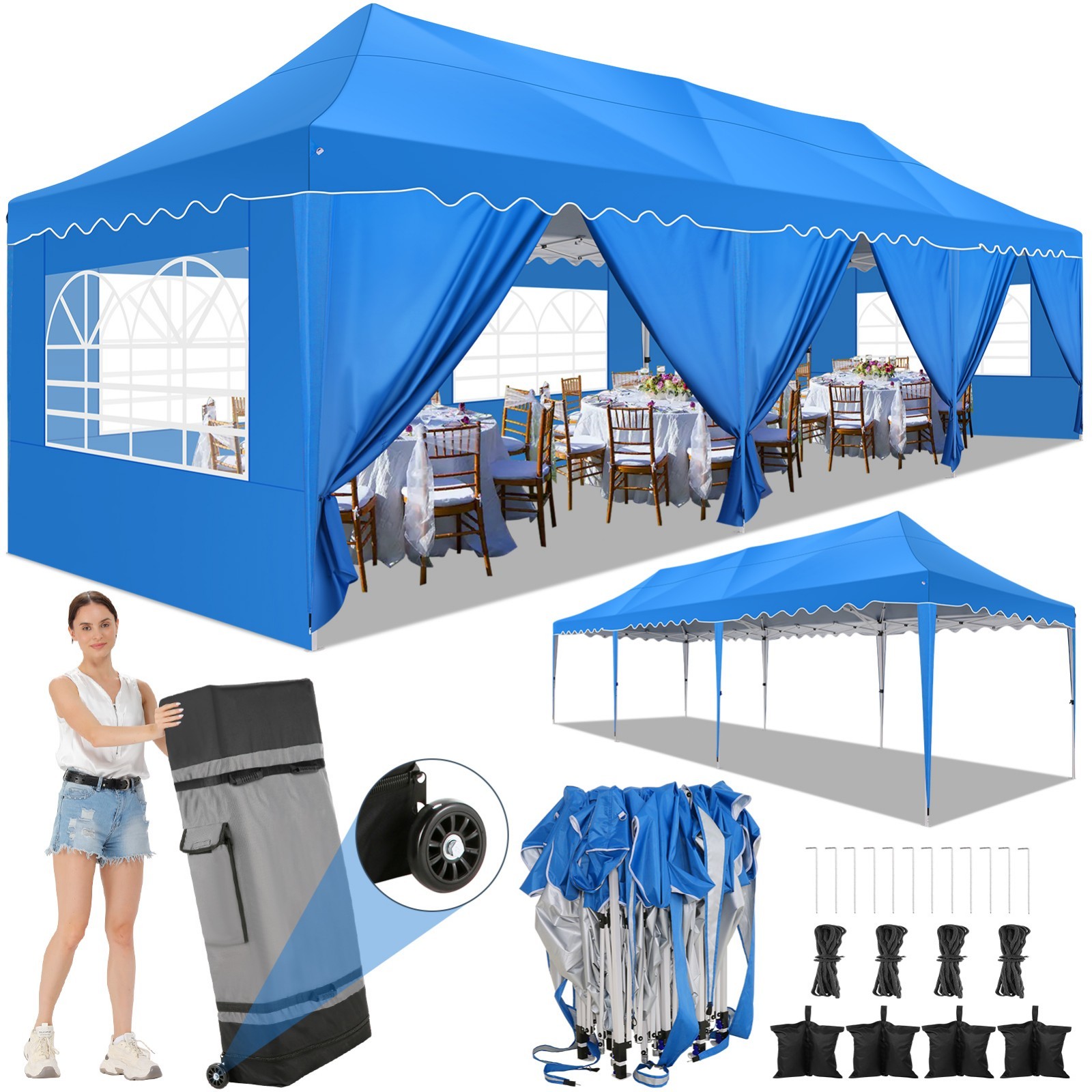 Wedding Commercial Heavy Duty Party Tent Gazebo Sidewalls