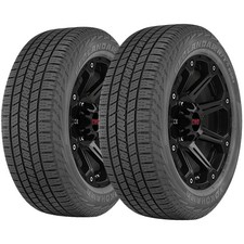 Qty 2 24565r17 Yokohama Geolandar Ht4 111t Xl Black Wall Tires