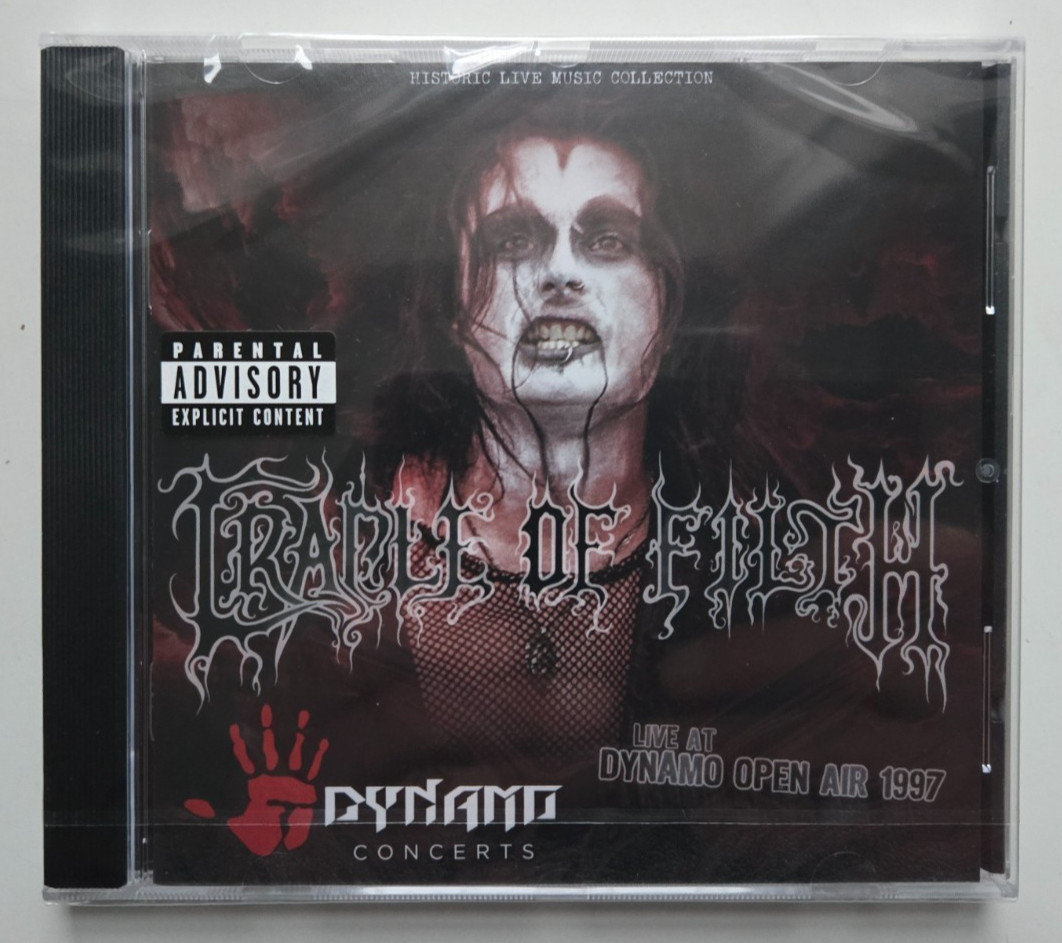 Cradle Of Filth - Live at Dynamo Open Air 1997 - CD NEW & SEALED