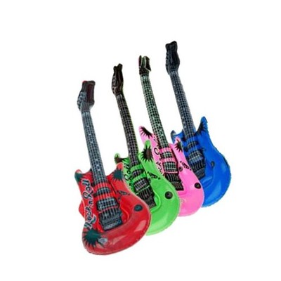 2 Stück aufblasbare Gitarre für Party Kostüm Requisite