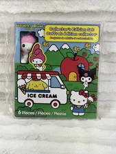 Hello Kitty & Friends 6 Pack Mini Plush Figure Stuffed Animal Kuromi My Melody