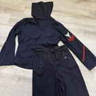 Vintage US Navy Sailor Cracker Jack Jumper Uniform Military WWII Pants & Shirt
