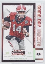 2015 Panini Contenders Draft Picks Game Day Tickets Hutson Mason #52 1u7