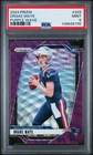 2024 PANINI PRIZM PURPLE WAVE #329 DRAKE MAYE ROOKIE RC /99 PSA 9