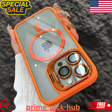 Shockproof Mag Safe Case For iPhone 16 17 Pro Max 15 14 13 12 Camera Lens Cover