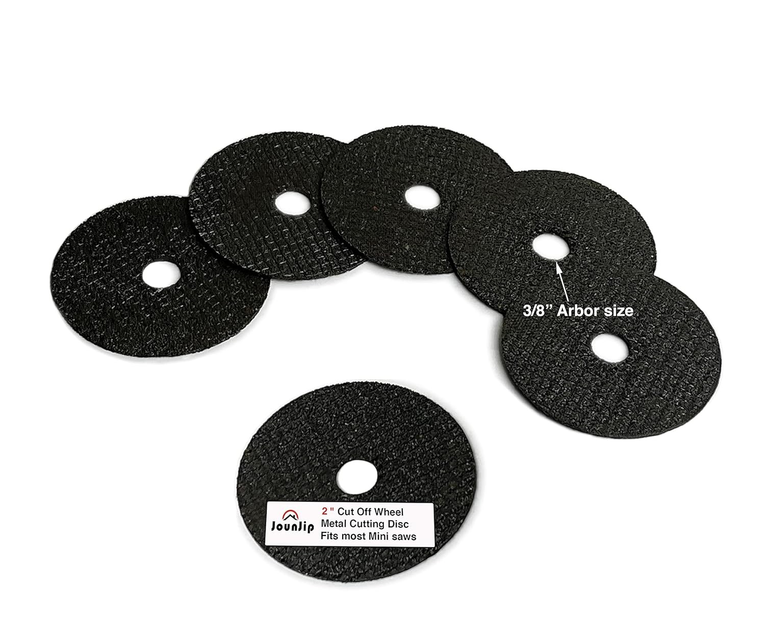 2 Inch Metal Cut Off Discs 6 Pack 3/8 Arbor Mini Saw