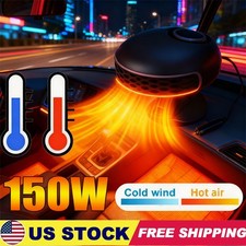150W Heater Portable Heating Cooling Fan Defroster Demister for Car Truck 12V