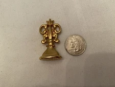 Vintage BRASS WAX SEAL STAMP Reads LOVE 2 of 4