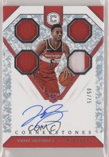 2018-19 Panini Cornerstones Rookie Crystal 5/75 Troy Brown Jr #164 Auto o2q