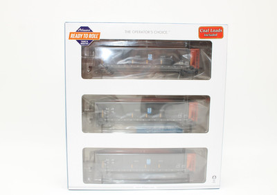 Athearn HO DJJX David J Joseph Bathtub Coal Gondola Car Set w/ Loads NOS Sealed