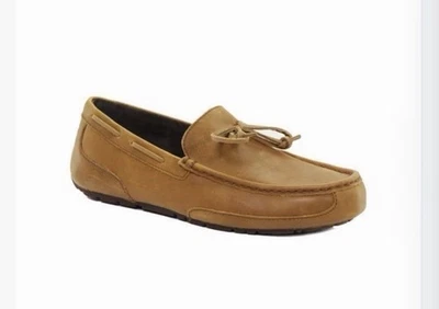 UGG Australia Sz 8 Chester Brown Leather Slip On Loafer Driving Boat Shoes EUC!! - Image 1 of 4