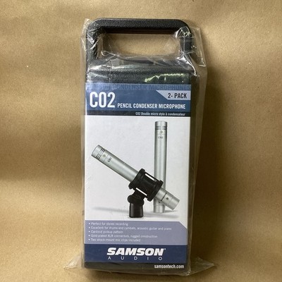 Samson C02 Pencil Condenser Pencil Microphones, Pair