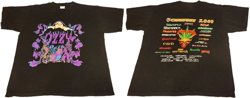 OZZY OSBOURNE~ Ozzfest Concert Tour XL T-SHIRT w/Pa 2000s vintage concert t-shirt, vintage, size XL, single stitch, B+ condition