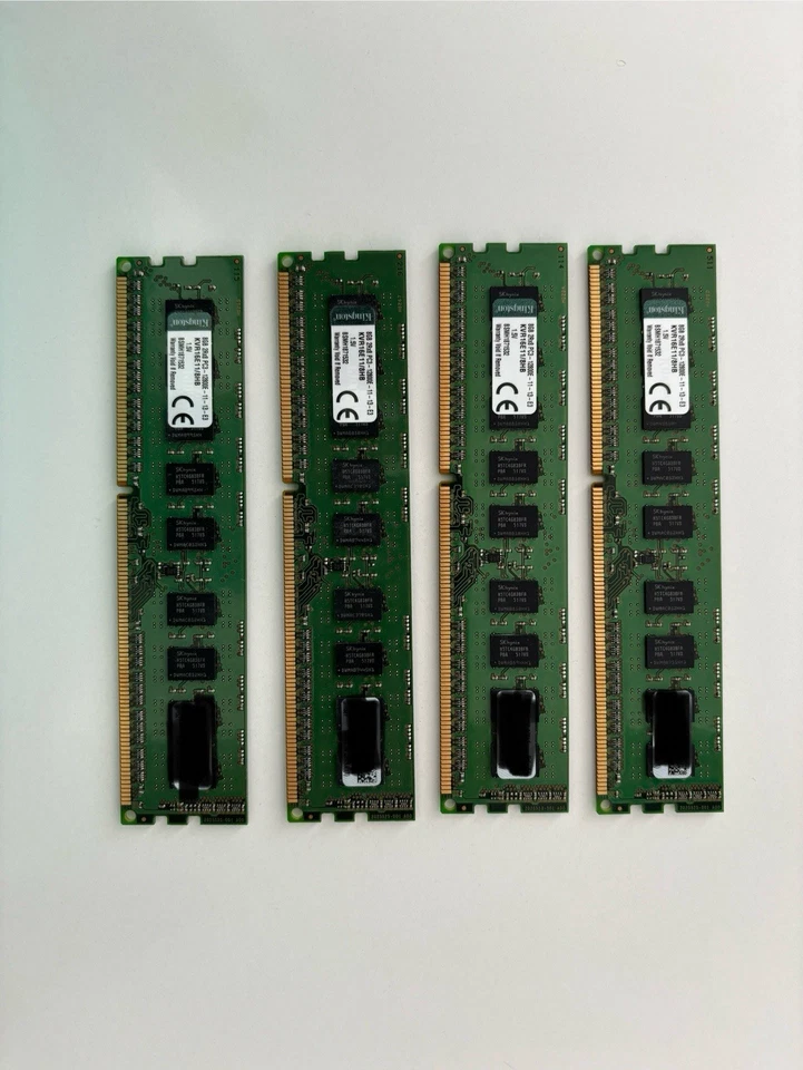 Kingston DDR3 SDRAM 8gb 2Rx8 PC3 12800E Gebraucht