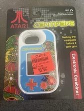 New Atari Centipede Clip On Carabiner Electronic Handheld Pocket LCD Game NEW