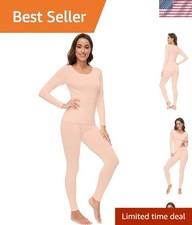 Thermal Underwear Set for Women Long Johns Sets Super Warm Base Layer Top Pan...