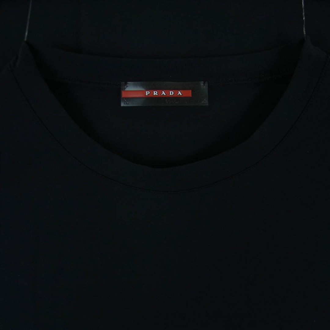 PRADA Sports Back Zip Pocket Rubber Logo Short Sleeve T-shirt Dark Used LIFE-0 thumbnail 3